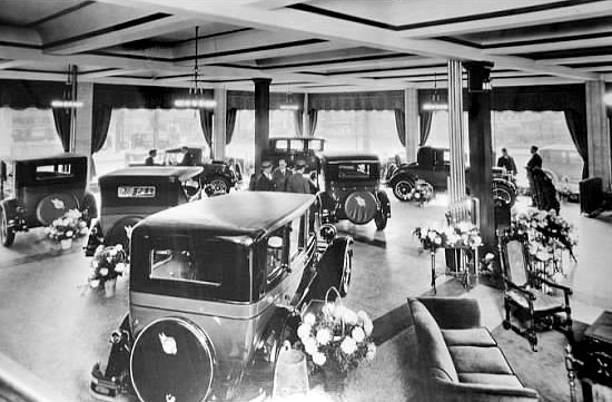 1937 Chrysler Automobile Showroom